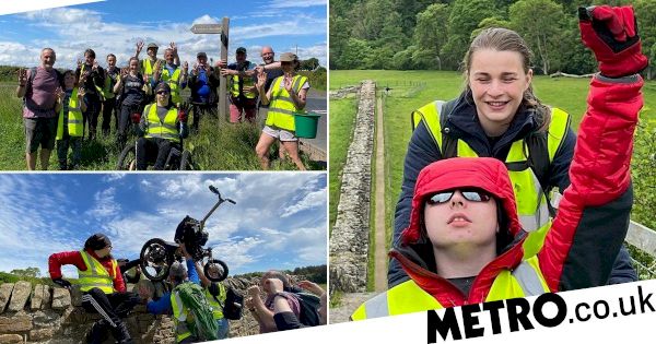 teen-completes-hadrian’s-wall-trek-using-a-wheelchair-–-metroco.uk