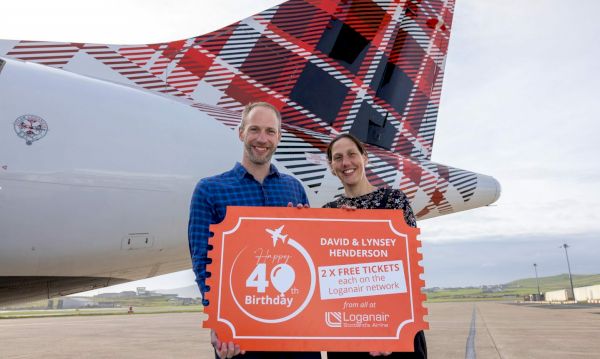 shetland-twins-born-on-loganair-flight-celebrate-40th-birthday-with-special-gifts-–-the-press-&-journal