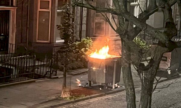 bin-catches-fire-as-rubbish-builds-up-due-to-ongoing-strikes-–-the-press-&-journal