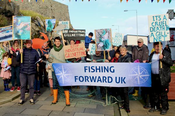watch:-gillnetting-protest-steps-up-a-gear-with-march-through-street-–-shetland-news