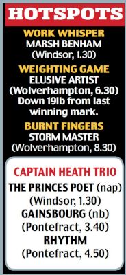 robin-goodfellow’s-racing-tips:-best-bets-for-monday,-october-3-–-daily-mail