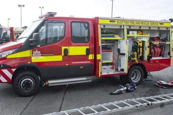 van-caught-fire-on-road-between-voe-and-aith